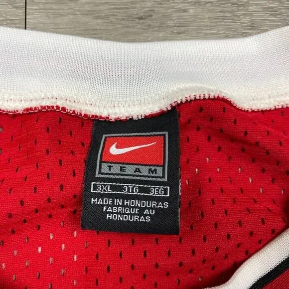 Vintage Michael Jordan Jersey Mens 3XL Red Nike Chicago Bulls 90s NBA Basketball - Picture 5 of 12